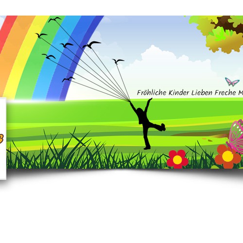 "Facebook Cover für funky Shop für Kinderbekleidung / FB cover for shop for funky kids clothing" winning Facebook cover by GJCDesign