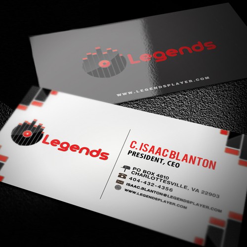 Legends Media Group needs a new stationery Design by HaRbInGeR