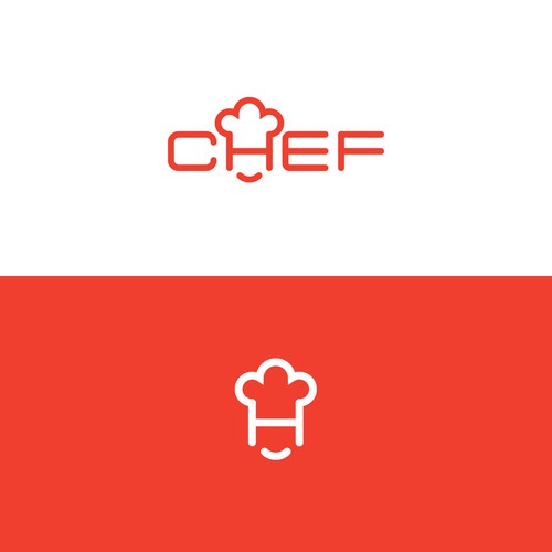 "CHEF": Food & Cooking Social Media Logo Design by raykaya