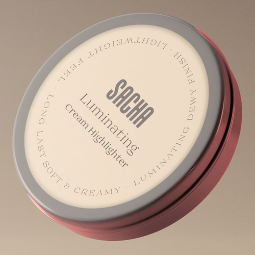 Sacha Luminating Cream Highlighter Design by DesignInc.