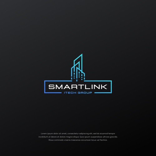 Modern logo for IT company based in New York Design by Rozzium