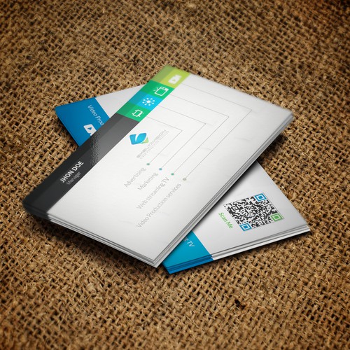 Business Card to represent THREE Service Divisions Design by Twin Ashek Masum