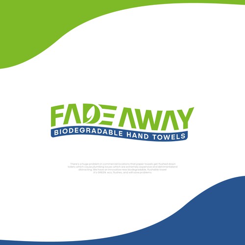 biodegradable flushable hand towels Design by QuickCrea™