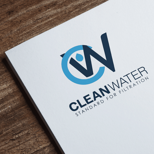 Simple Clean Logo for Water Filtration Company Design by desh_sign
