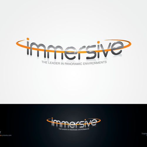 Diseño de Immersive needs a new logo for our panoramic projection company!  FINAL ROUND! de HeART