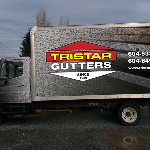 Tristar Gutter truck vehicle wrap (I AM HAVING A PRO INSTALL WRAP) Design von claudyos