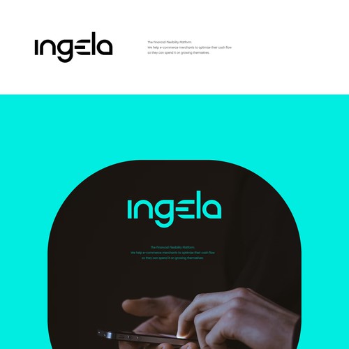 Logo for new international startup - Ingela.com Design by des13n ©