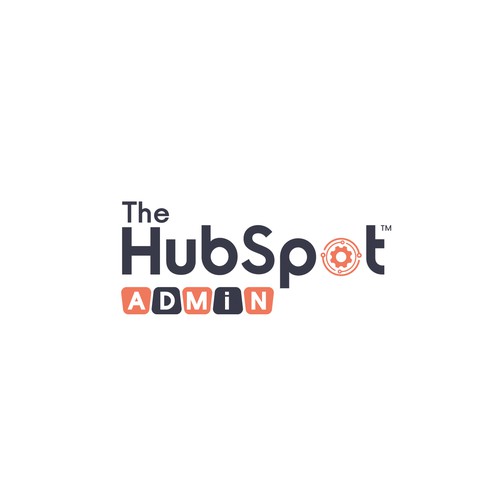 Bold logo that unites and champions the HubSpot Admin Design by QuickCrea™
