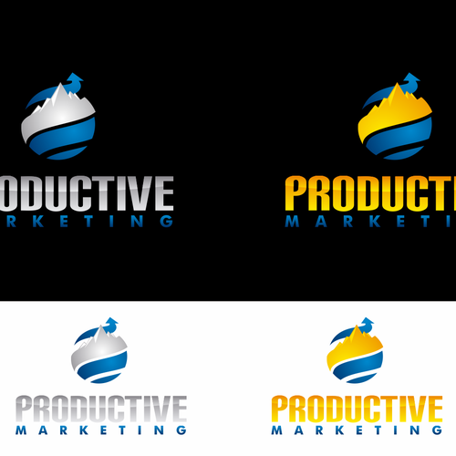Innovative logo for Productive Marketing ! Design by Skuldgi