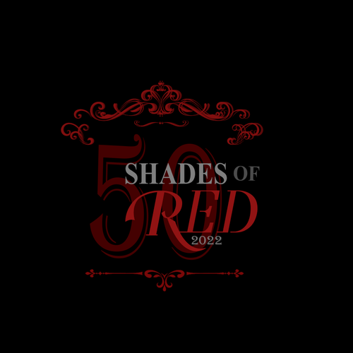 Logo for "50 Shades of Red" themed party Design by LogoLab77