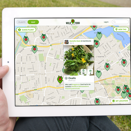 Designs | Wild Food Foraging App UI Design | App design contest