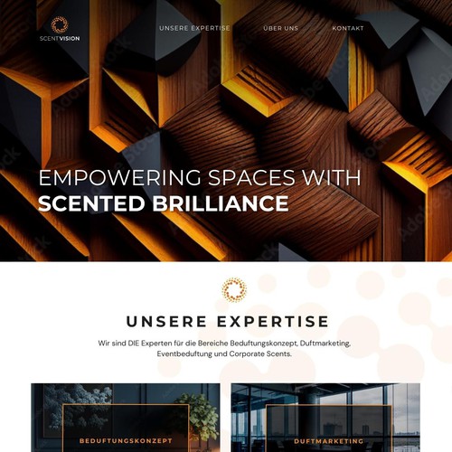Landing page design contest entry by Studio VØ