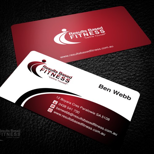 Results Based Fitness needs a new stationery Design by Brand War