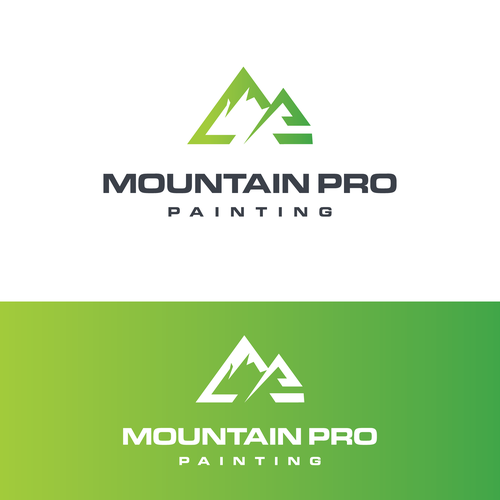 High-end, tech-focused Colorado painting company brand package Design by MD Design99