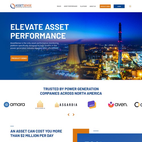 Engaging B2B Website Upgrade for AssetSense Design by YaseenArt