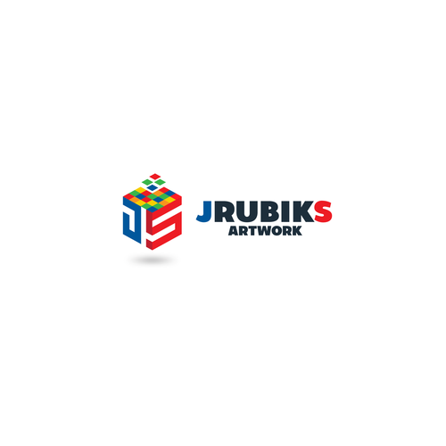 Puzzle together a Rubiks Cube Art business design! Design by Man632