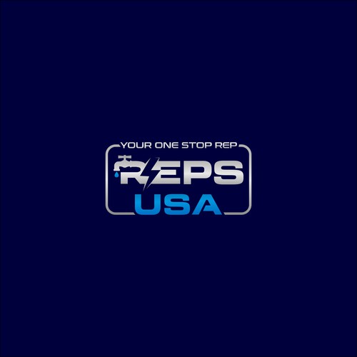 Rep's USA Logo Design by Rhibas