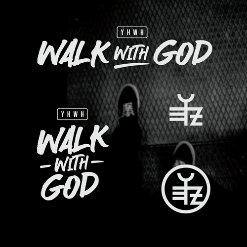 Walk With God Minimalist Luxury Logo for a Modern Faith & Fashion Brand Design by EkaroBe