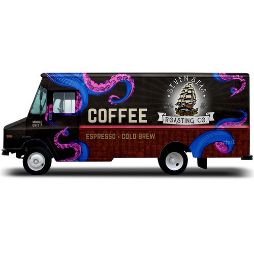 Coffee Truck Design - Mobile Unit 7 Ontwerp door ssrihayak