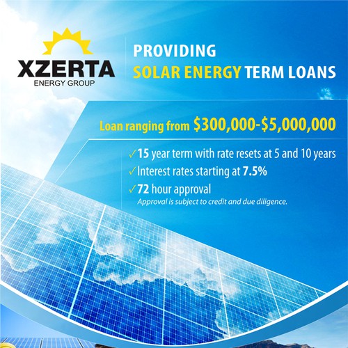 Flyer design for a Solar Energy firm デザイン by Neonka