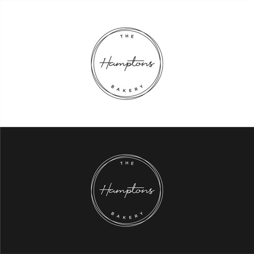 The Hamptons Bakery Logo Design by muha.dsgn