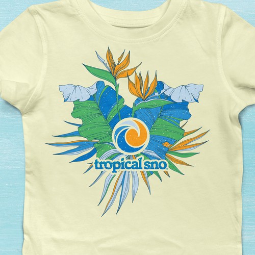 Tropical T-Shirt Design Design by zzzArt