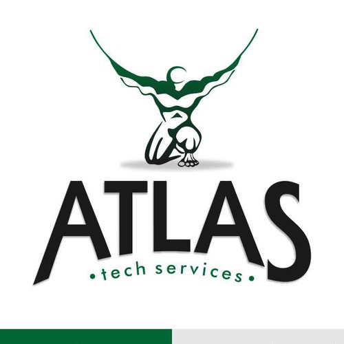 Guaranteed-  Create a logo and branding concept for Atlas Tech Services Design by SOLO™