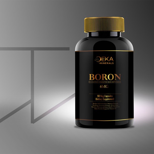 Design a Mineral Supplement "Bottle Label" Product label contest
