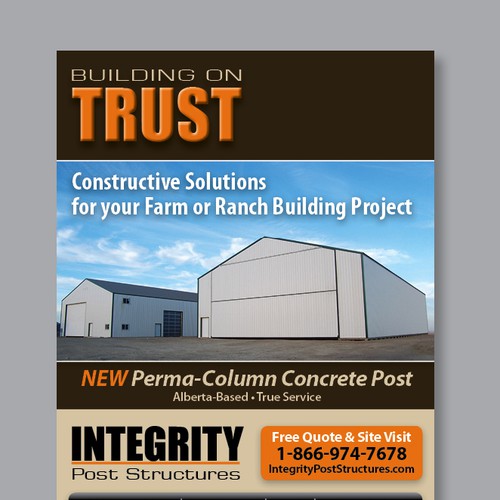 Designs | Print ad design for Integrity Post Structures | Other Graphic ...