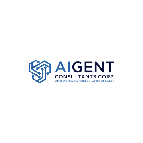 AI Agent Company: Appealing to small to medium sized businesses. Design by m a e z u r r ^