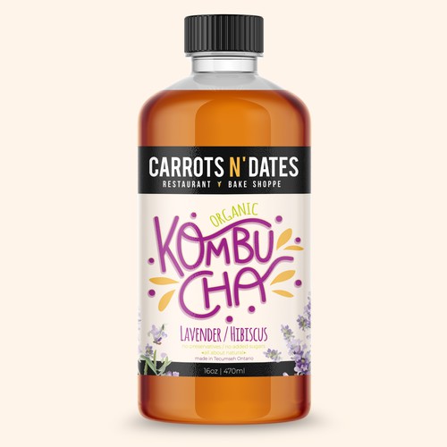 Design a Unique & Funky Kombucha bottle label Design von Daisygirl1702