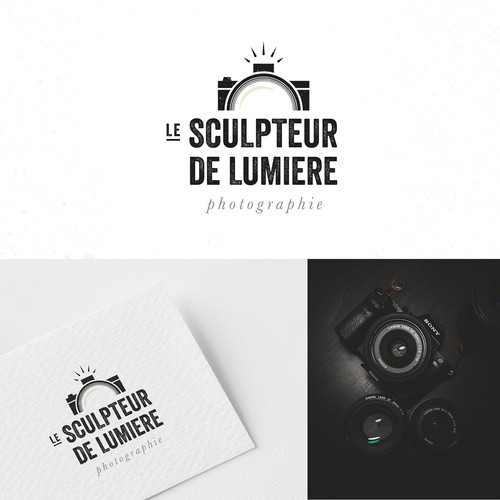 "Logo Photographe : Le Sculpteur de Lumière" winning Logo design by Comintop