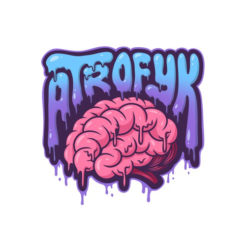 Diseño de Help me melt brains with a logo representing my internet persona de JayaSenantiasa