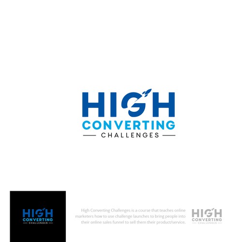 High Converting Challenges logo needed Design by rinsku