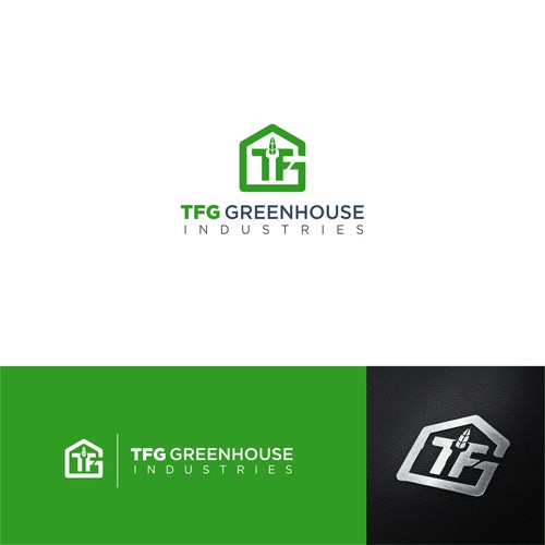 Design a unique logo for Greenhouse Construction Company Design by arkum