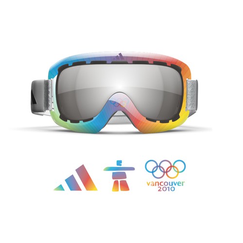 Design adidas goggles for Winter Olympics Ontwerp door flovey
