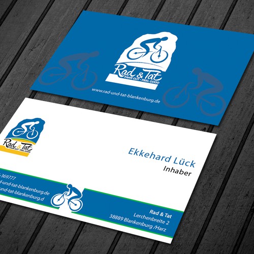 **modern Bike-store needs Business-Cards** Design by deviserpark