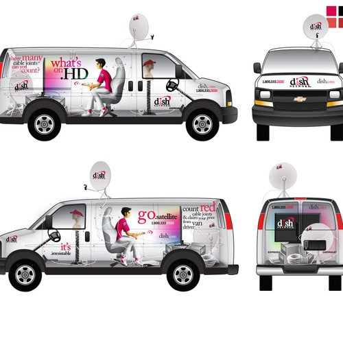 V&S 002 ~ REDESIGN THE DISH NETWORK INSTALLATION FLEET Design by iSergio