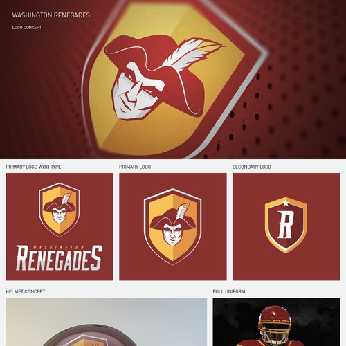 Community Contest: Rebrand the Washington Redskins  デザイン by Adroit Design