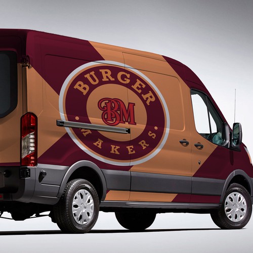 food trailer , burger and fries Design by ∙beko∙