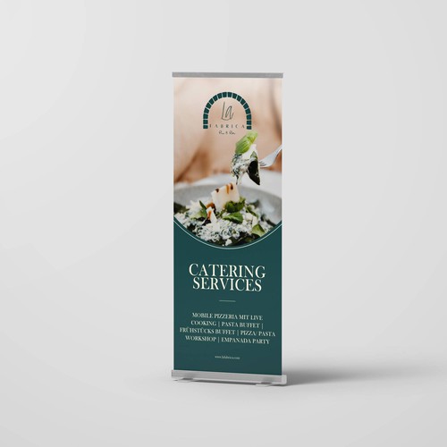 Roll-Up for special Catering Design von @rysmrn