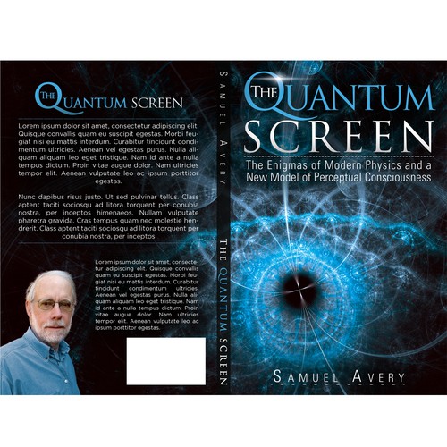 Book Cover: Quantum Physics & Consciousenss Design por srk1xz