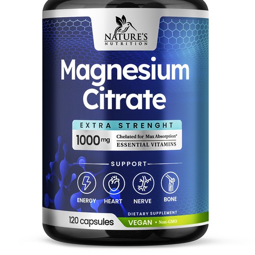 Premium Magnesium Citrate Design needed for Nature's Nutrition Design by Davi Giolo ★