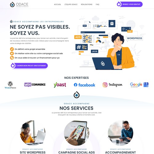 Web page design contest entry by Web Makers