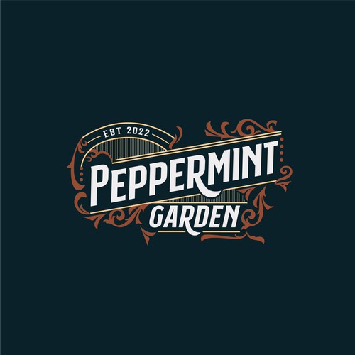 Peppermint Gardens Logo Design by Thinking_Core