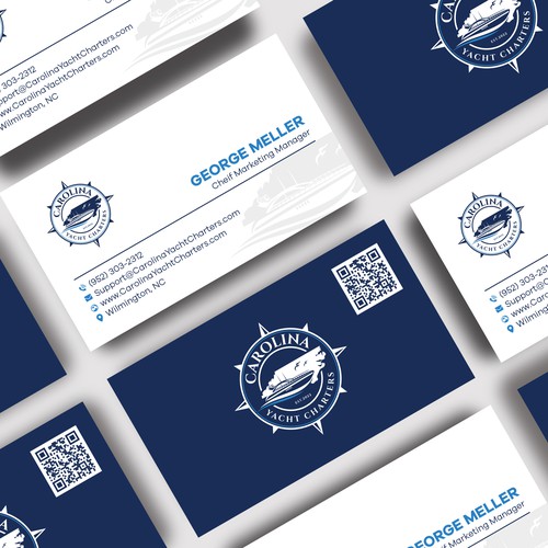 Carolina Yacht Charters Business Card Design by Shila Rani Das