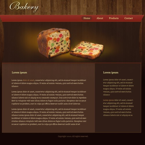 1-3 Page Website Template Design von Bili