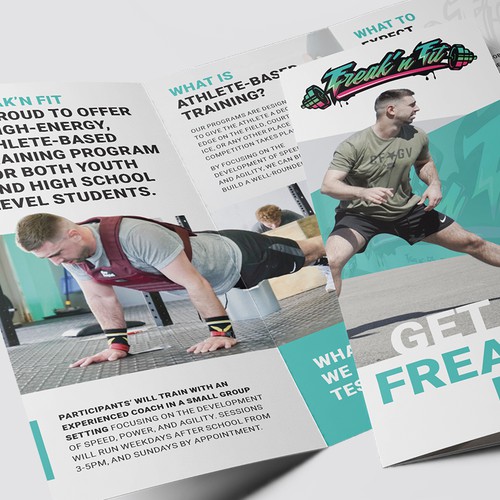 Gym Brochure Design by Emanuel Dumitrescu