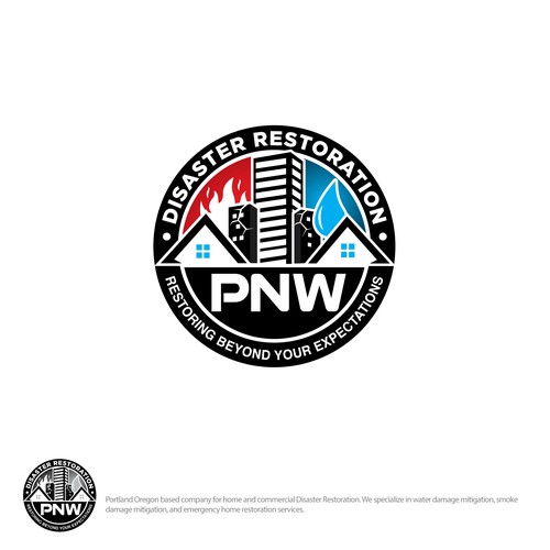 Disaster restoration logo Design by M.Siddique