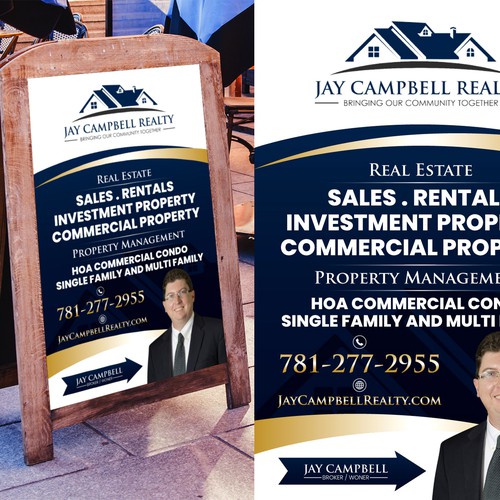 Real Estate Sandwich Board Design Design by icon89GraPhicDeSign